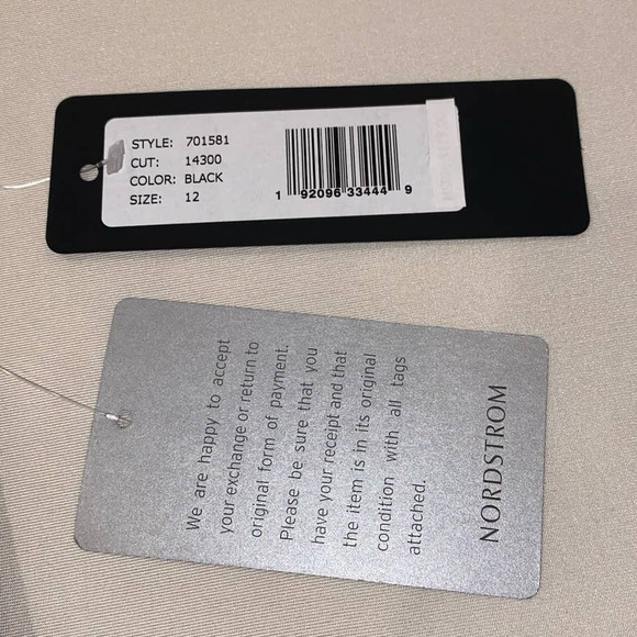 BEBE CASUAL FORMAL BLACK DRESS L NEW WITH TAG - Picture 6 of 6